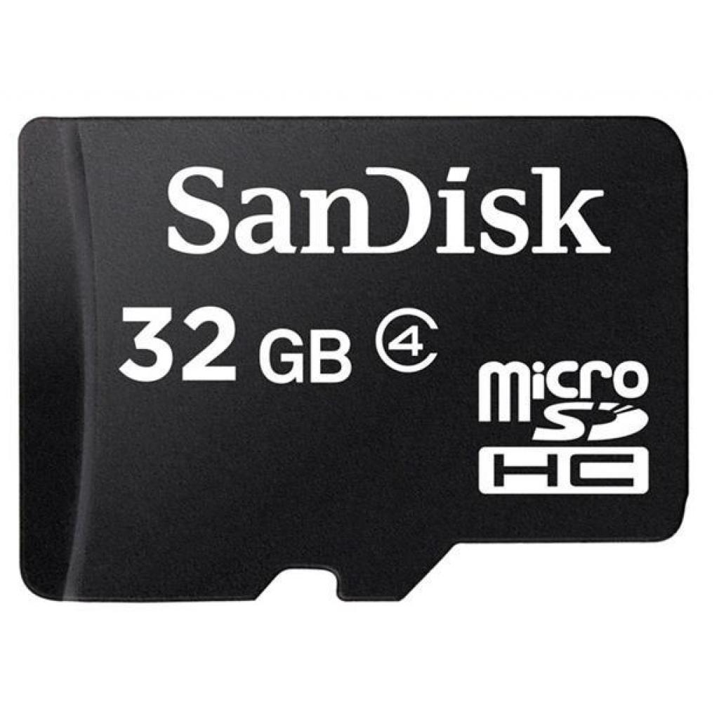 Карта пам'яті SanDisk 32GB microSD class 4 (SDSDQM-032G-B35) - зображення 1