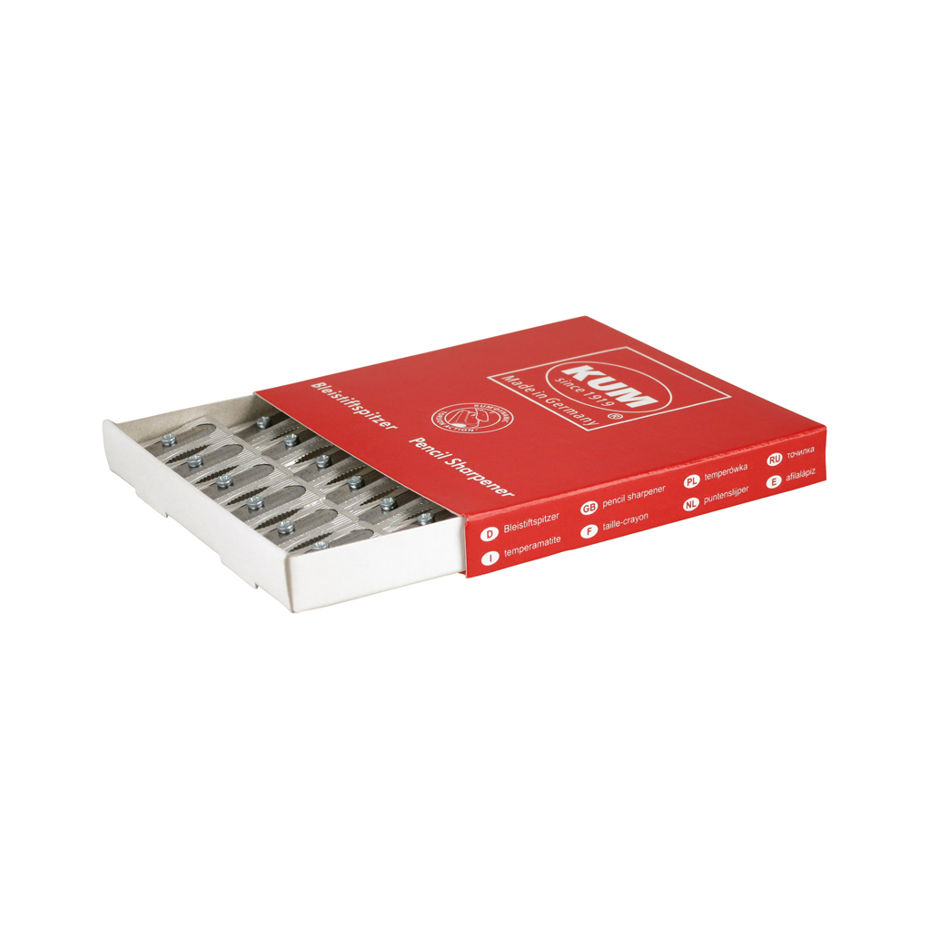 Точилка Kum металева зі сплаву магнію для олівців діаметром 8 мм (400-1K) - изображение 2