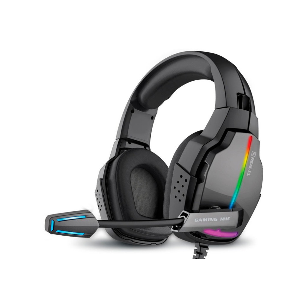 Навушники REAL-EL GDX-7780 Black - зображення 1