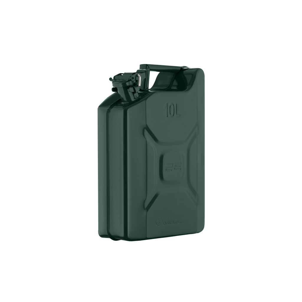 Каністра автомобільна 2E 10л, метал, 0.6мм, зелений (2E-JCM10V) - изображение 1