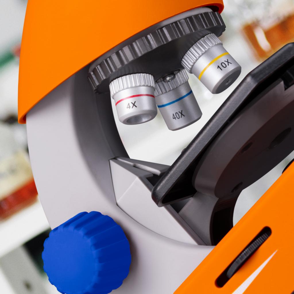 Мікроскоп Bresser Junior 40x-640x Orange + кейс (926813) - зображення 5