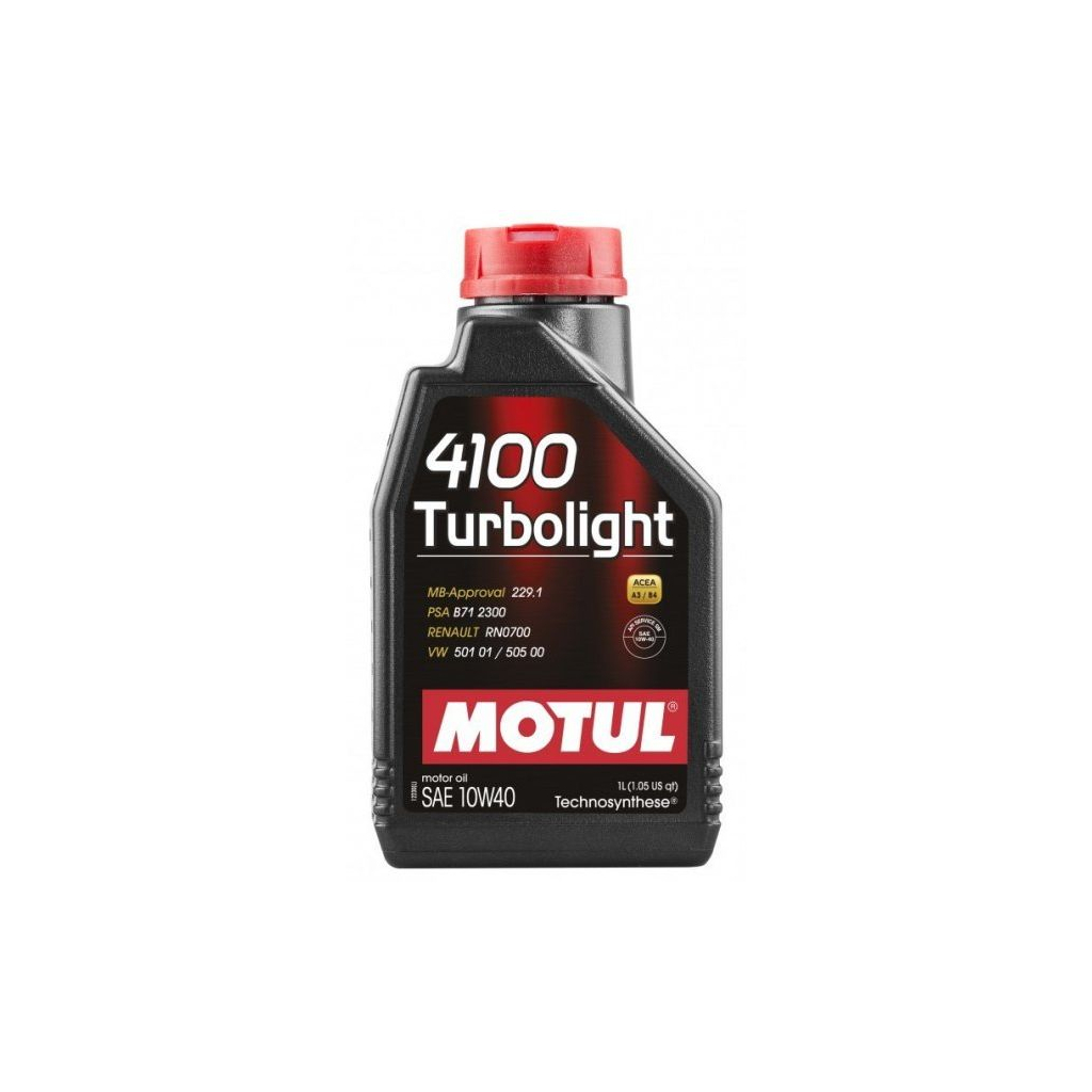 Моторна олива MOTUL 4100 Turbolight 10W-40 1л (107721) - зображення 1