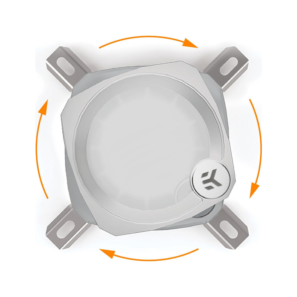 Система рідинного охолодження Ekwb EK-Nucleus AIO CR240 Lux D-RGB - White (3831109897843) - зображення 2