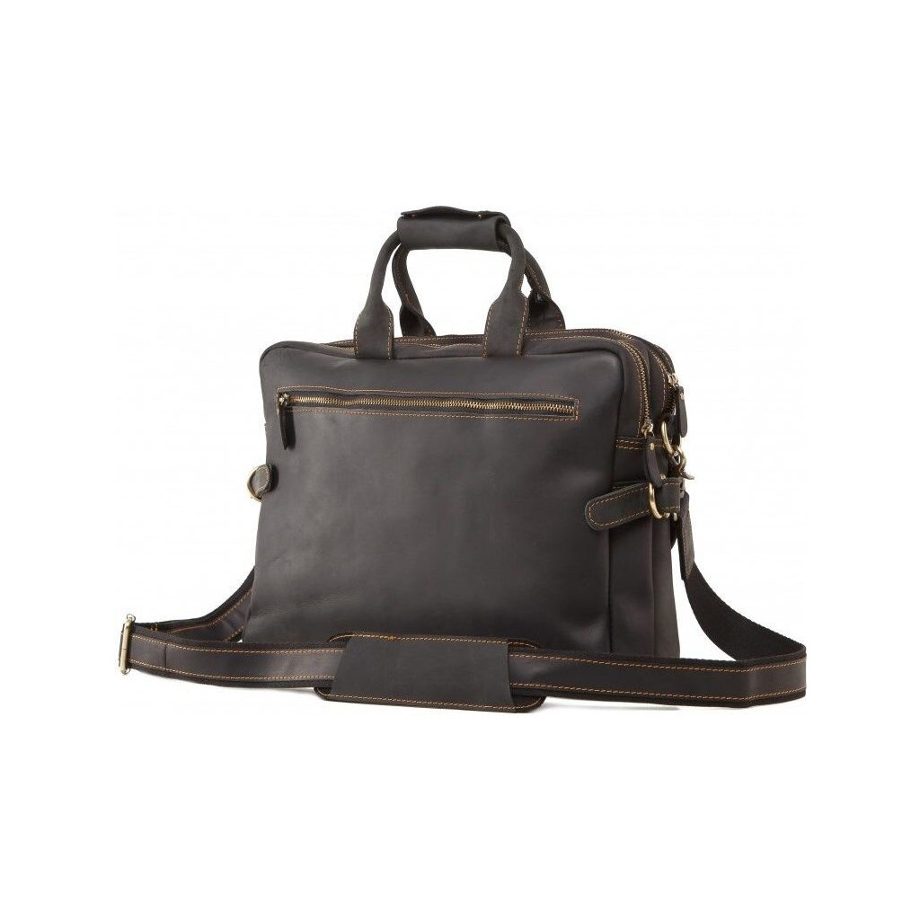 Сумка Vintage З вінтажної шкіри Коричнева (14571) - зображення 5