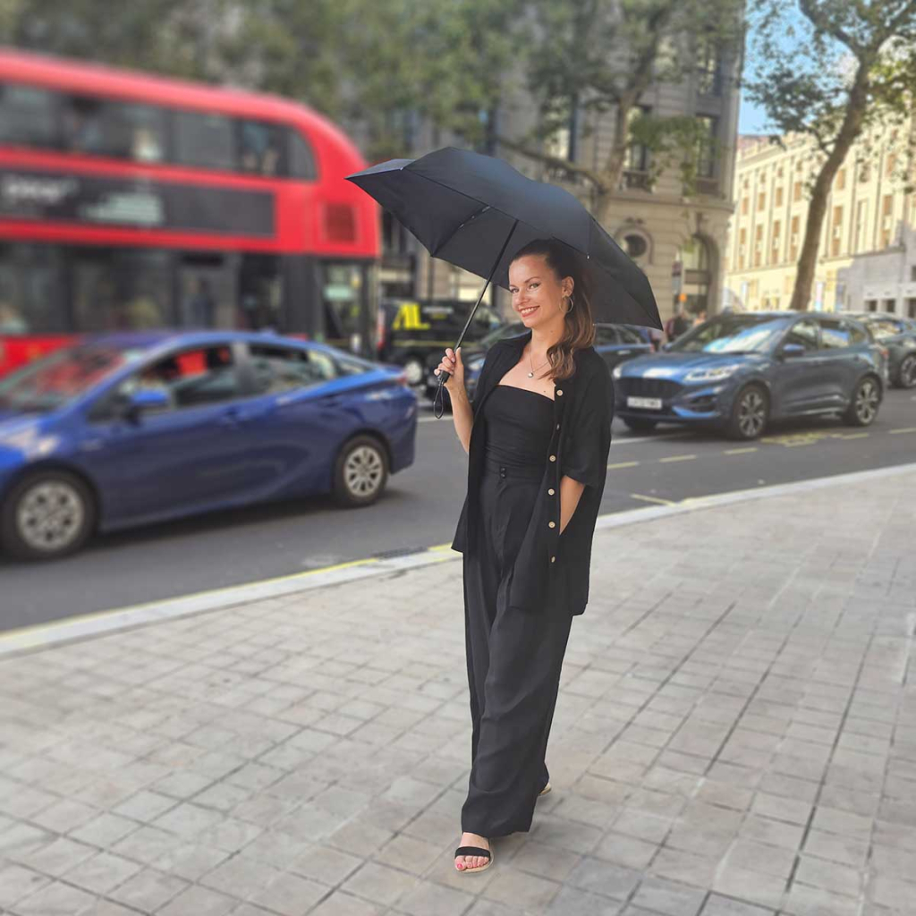 Парасоля Fulton Open&Close Storm-1 G843 Black (G843-031155) - зображення 3