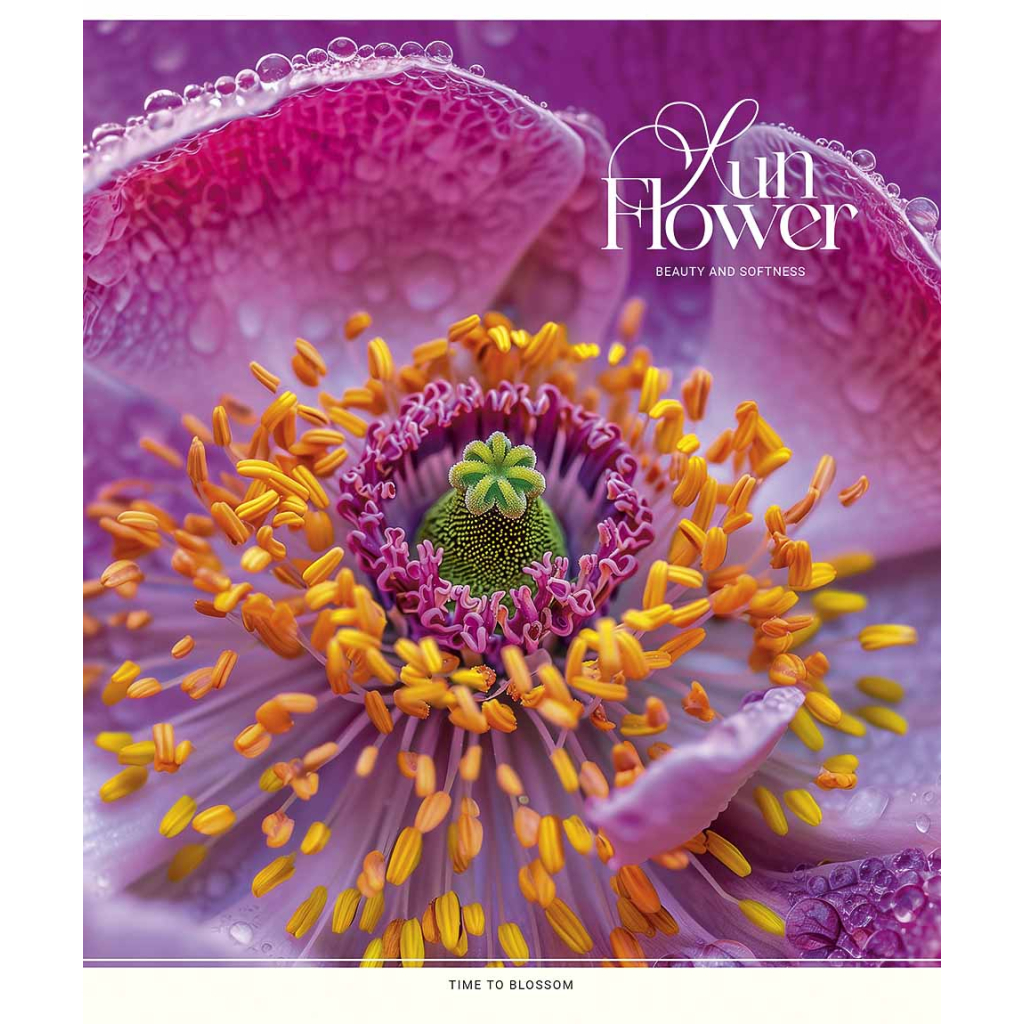 Зошит Школярик Sun Flower 48 аркушів клітинка (048-3456K) - зображення 3