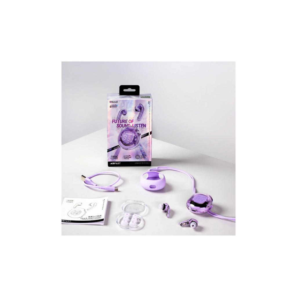 Навушники Acefast T8 Alfalfa Purple (6974316282266) - зображення 3