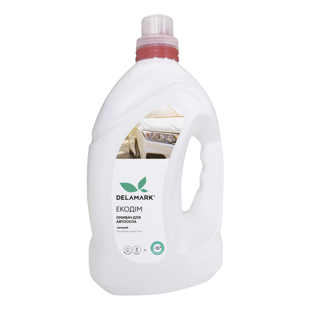 Омивач автомобільний DeLaMark зимовий 4 л -15 (4820152332424) - зображення 1