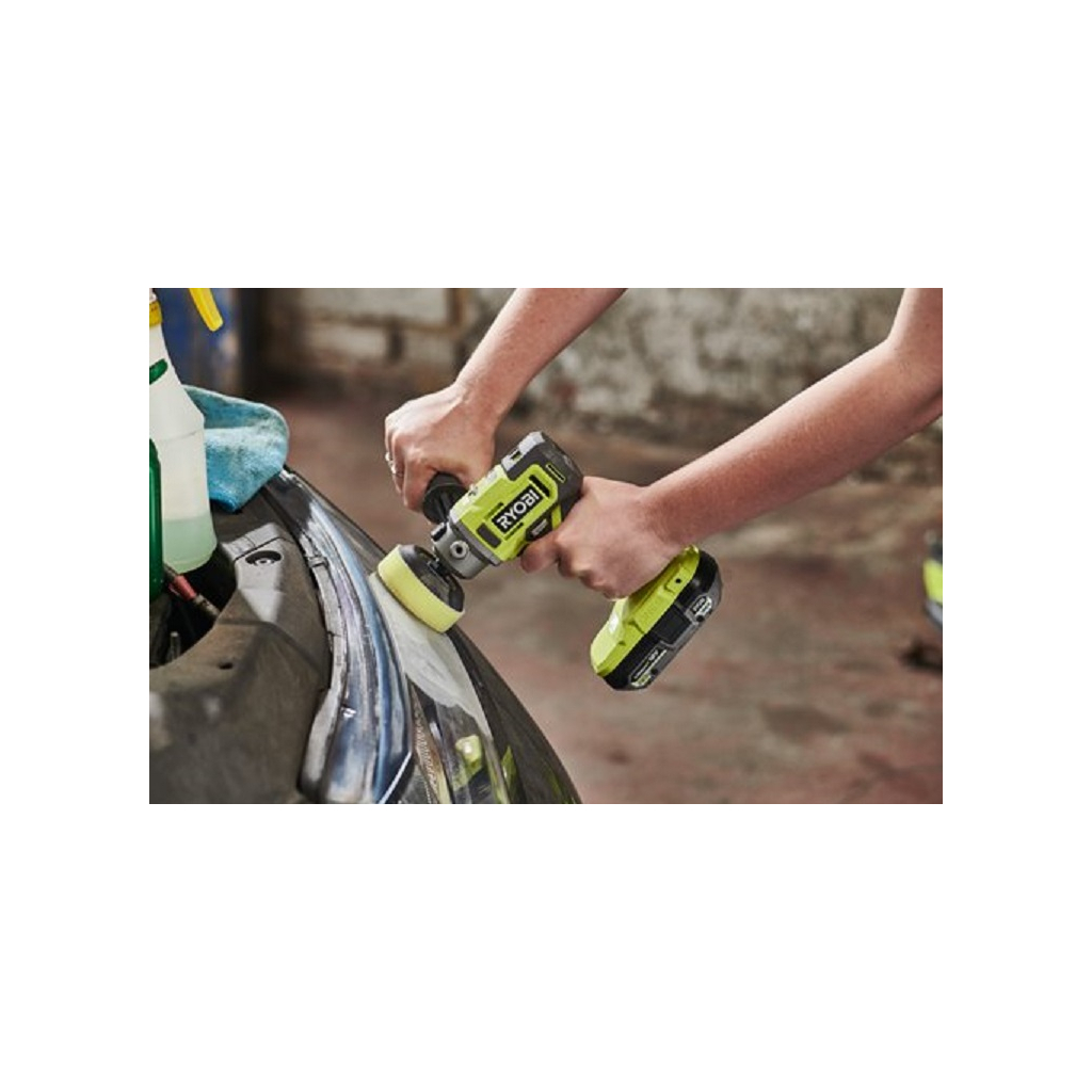 Шліфувальна машина Ryobi полірувальна RDP18-0, 18В ONE+, 76мм + набір аксесуарів (без АКБ та ЗП) (5133005897) - зображення 10