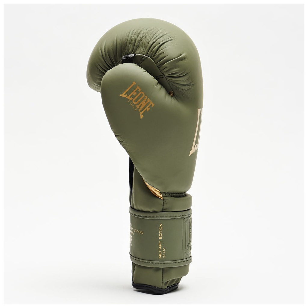 Боксерські рукавички Leone GN059G Military Edition Green 12 унцій (GN059G_Green_12oz) - зображення 5