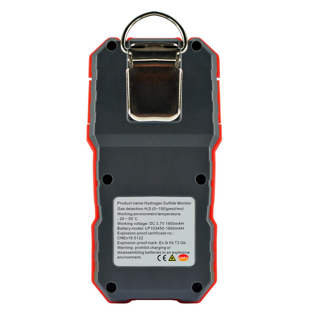 Газоаналізатор Wintact сірководню H2S (0-100 µmol/mol) (WT8802) - зображення 5