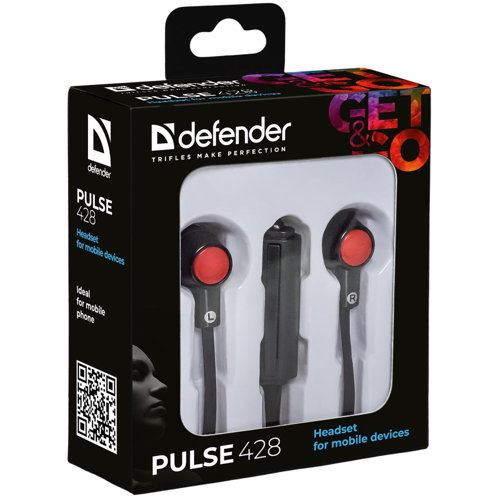 Навушники Defender Pulse 428 Black (63428) - зображення 2