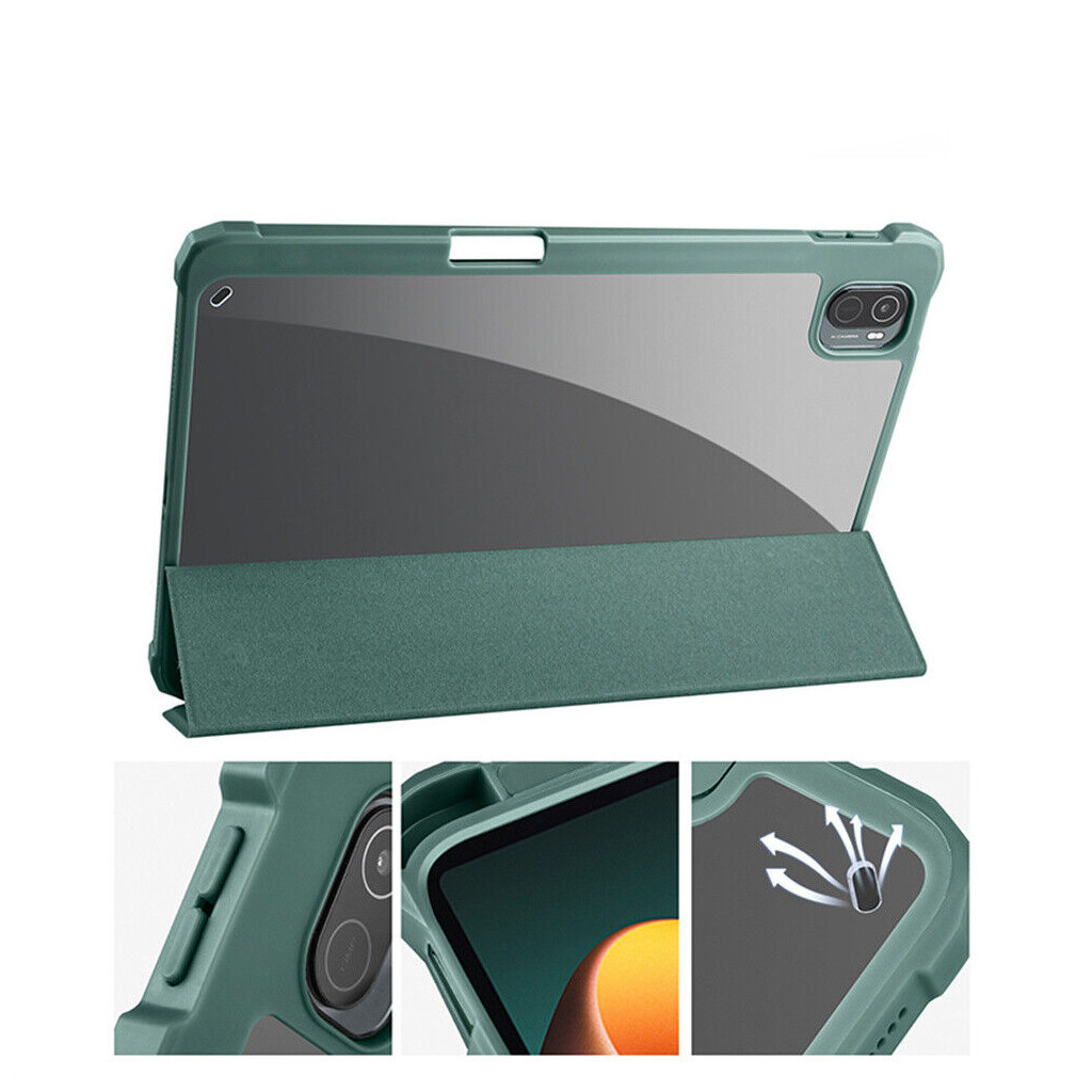 Чохол до планшета BeCover Soft Edge Pencil Mount Xiaomi Mi Pad 5 / 5 Pro Dark Green (708363) - зображення 4