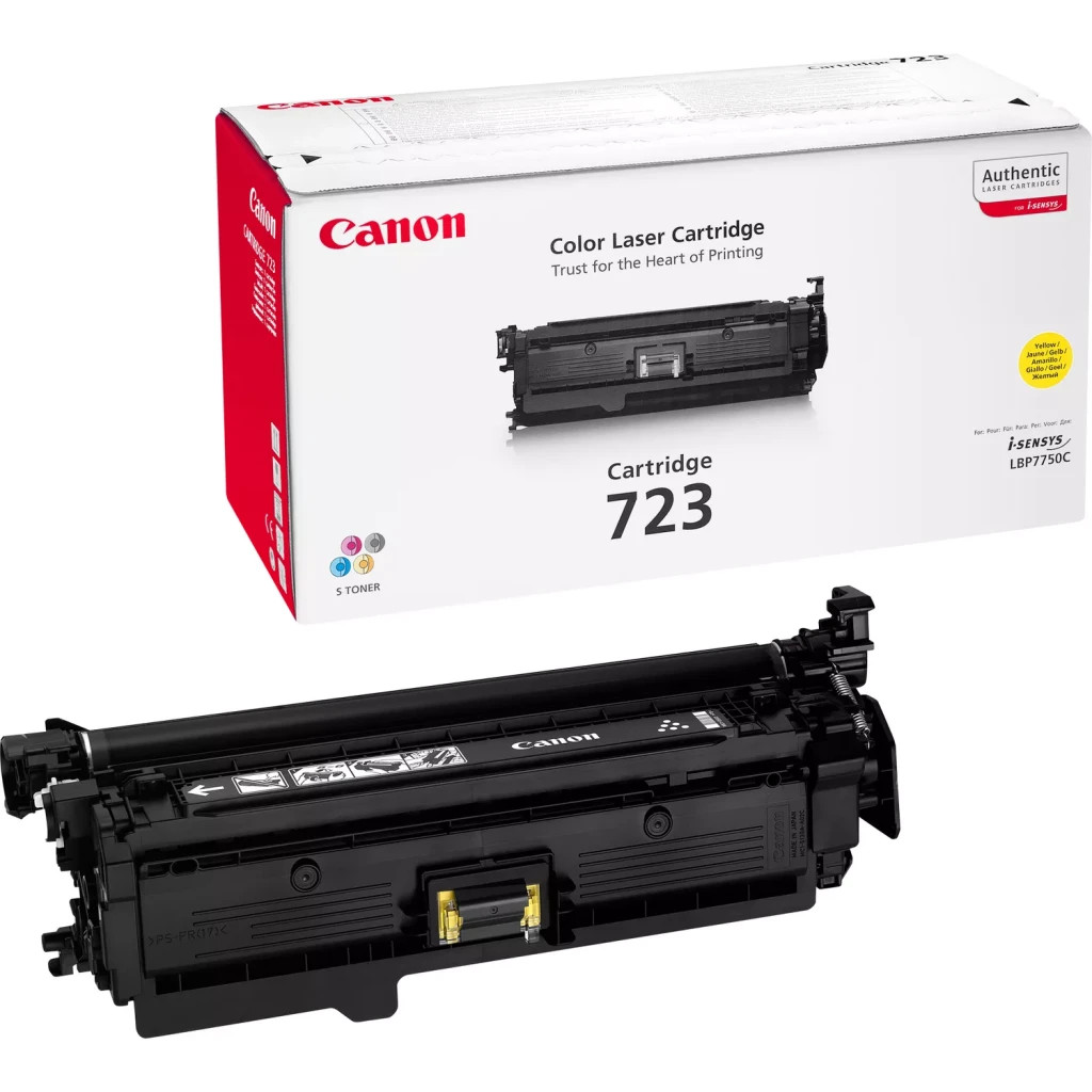 Картридж Canon 723 для LBP7750/LBP7750Cdn yellow (2641B002) - изображение 3
