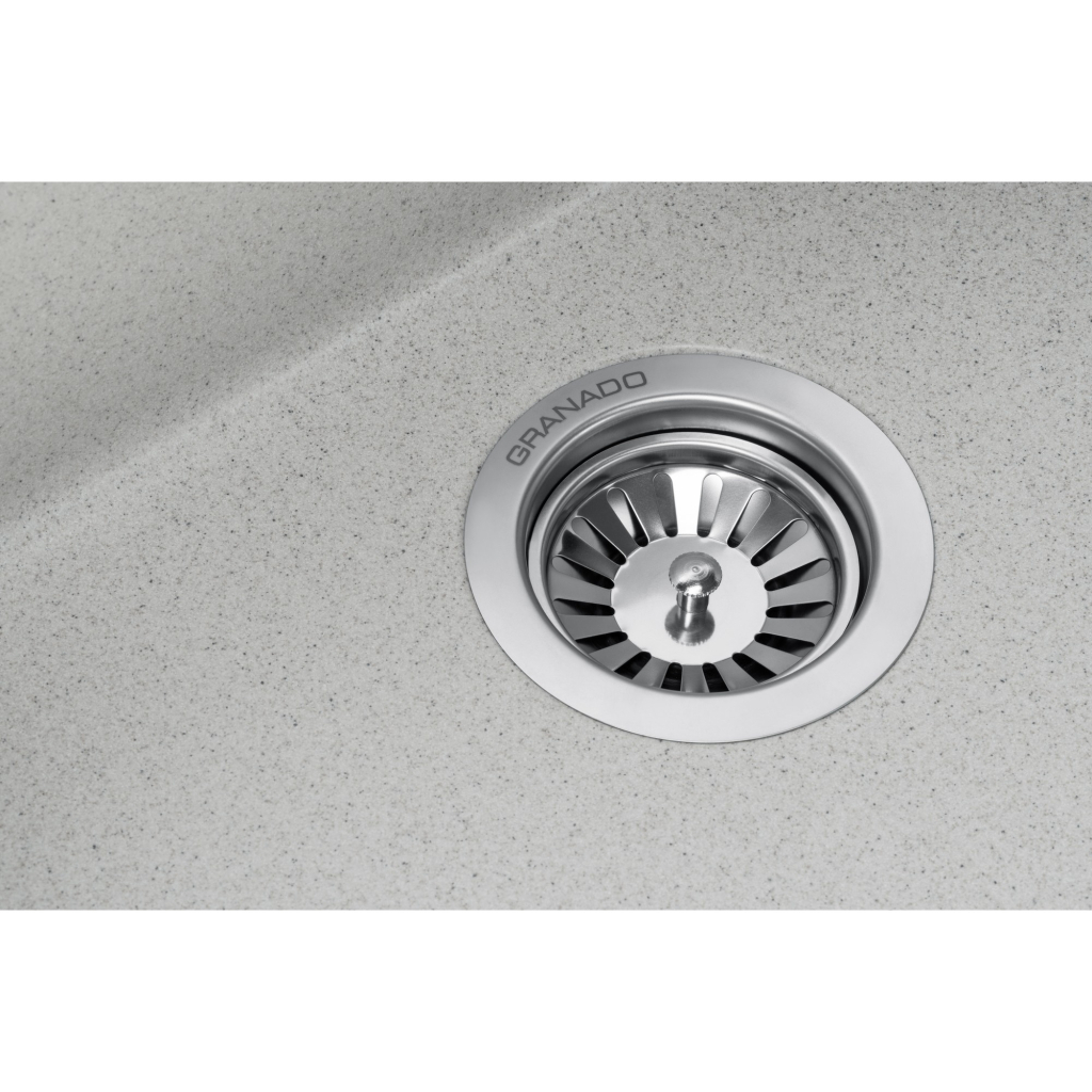 Мийка кухонна GRANADO Under top DOUBLE gris (gr3408) - зображення 4