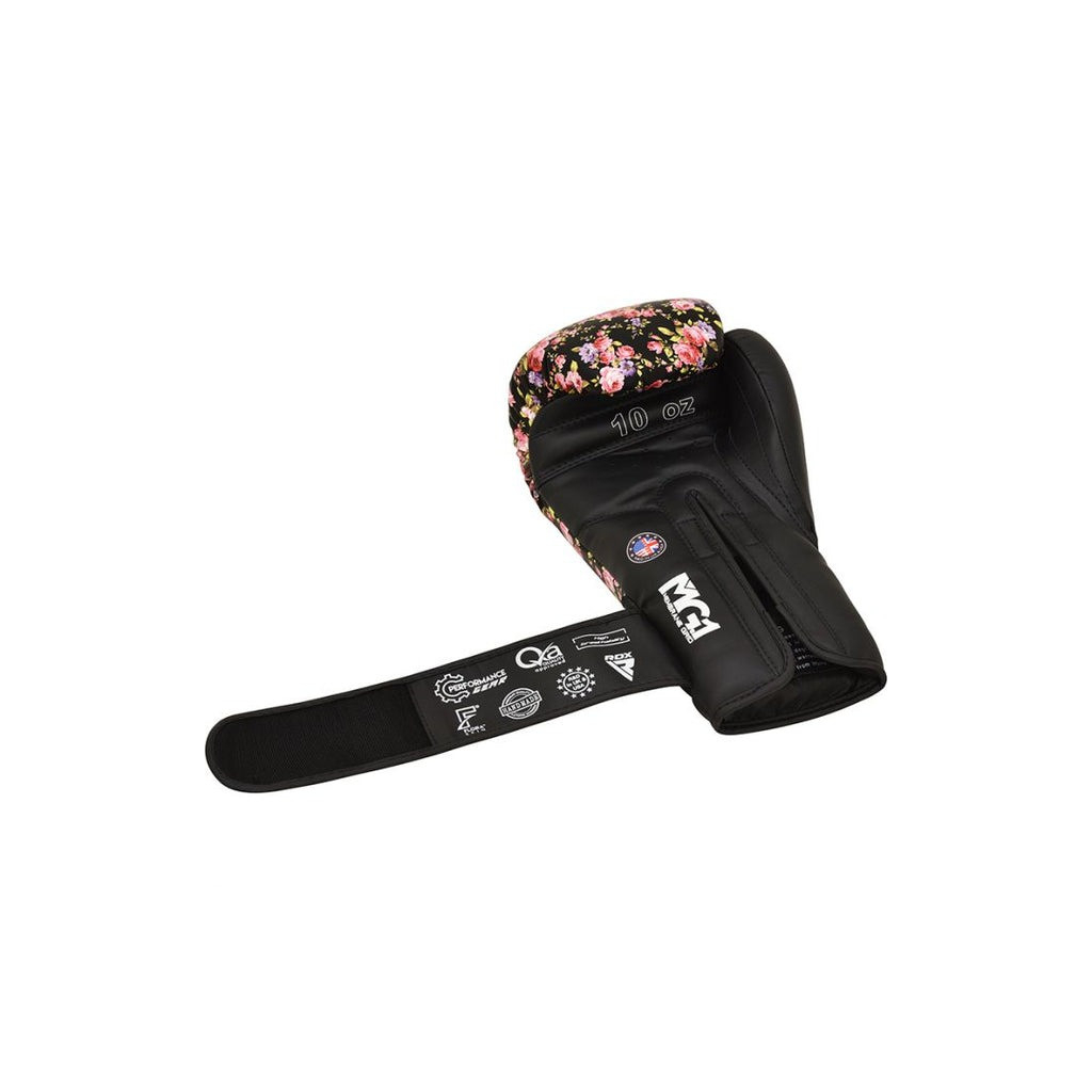 Боксерські рукавички RDX FL-5 Black 12 унцій (BGR-FL5B-12oz) - зображення 5