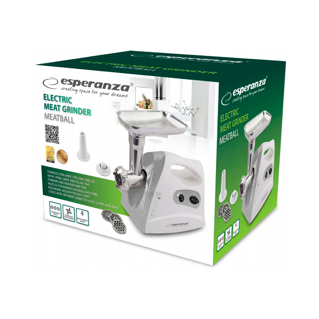 М'ясорубка Esperanza EKM012E - зображення 3