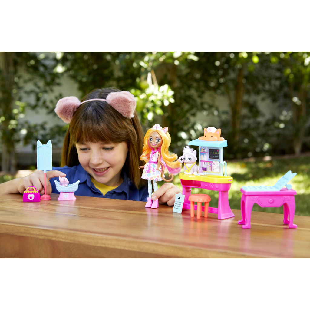 Лялька Enchantimals Медичний кабінет пані Кішечки (HLH22) - зображення 7