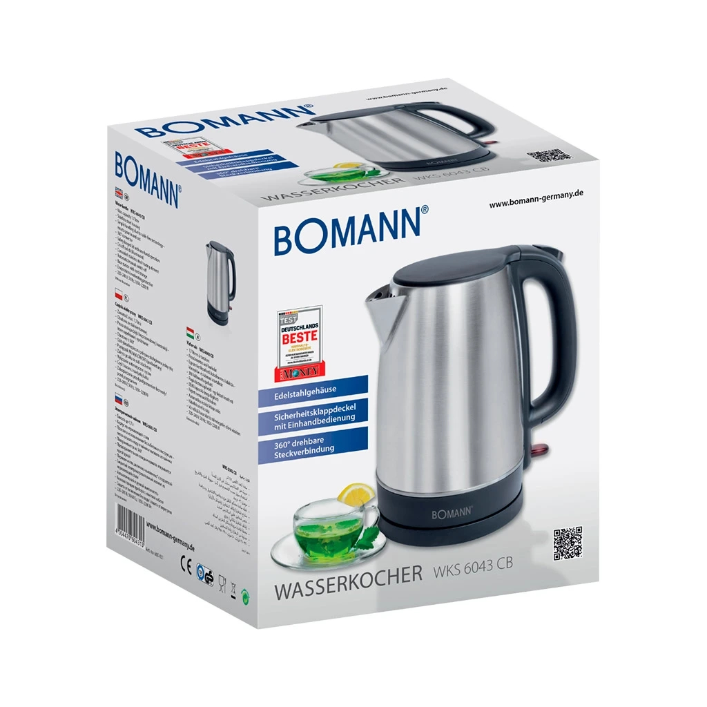 Електрочайник Bomann WKS 6043 CB (WKS6043CB) - зображення 3