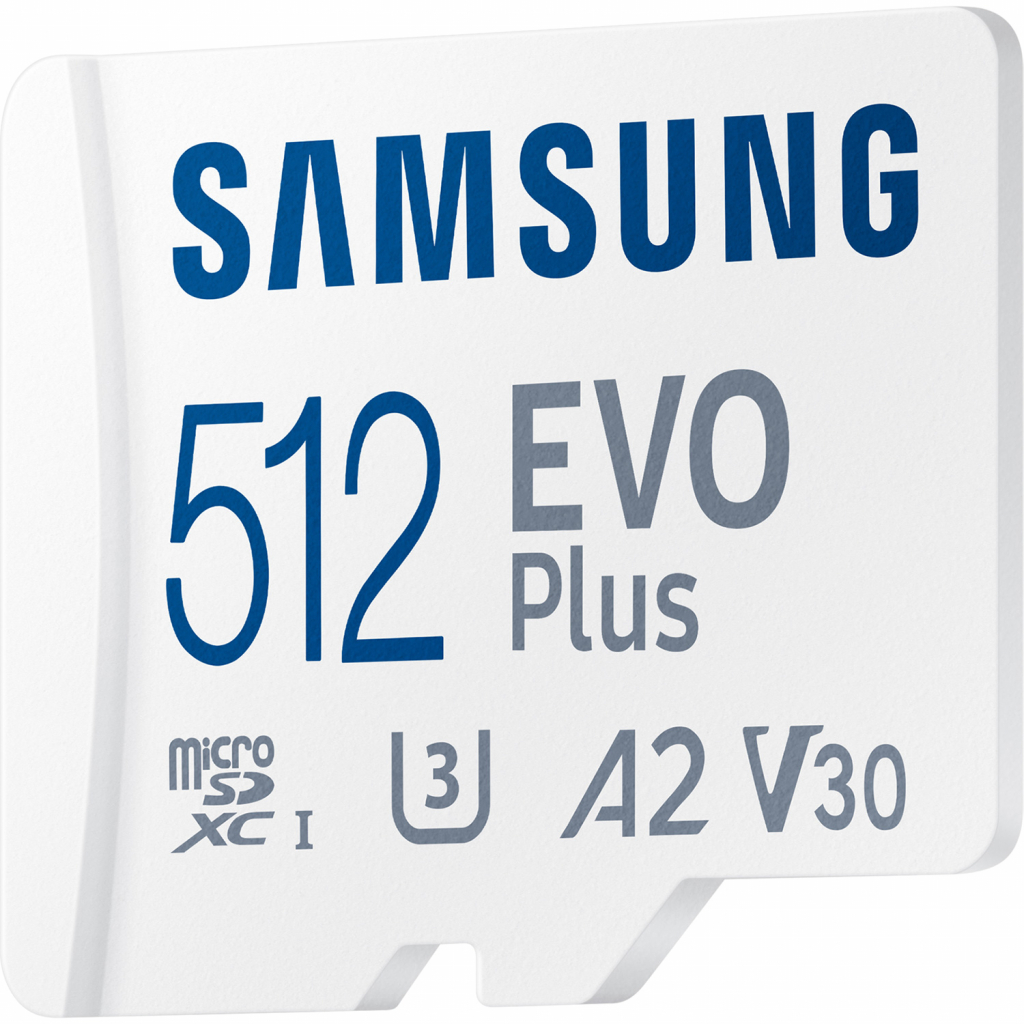 Карта пам'яті Samsung 512GB microSDXC class 10 UHS-I U3 V2 Evo Plus (MB-MC512KA/RU) - зображення 3