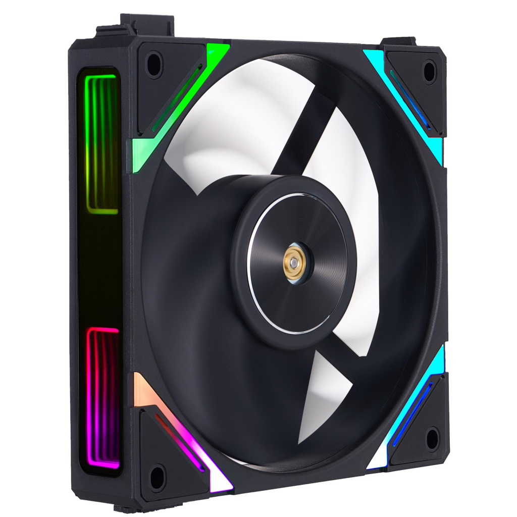 Кулер до корпусу 1stPlayer XF7 Black (XF7-BK-1IN1) - зображення 5