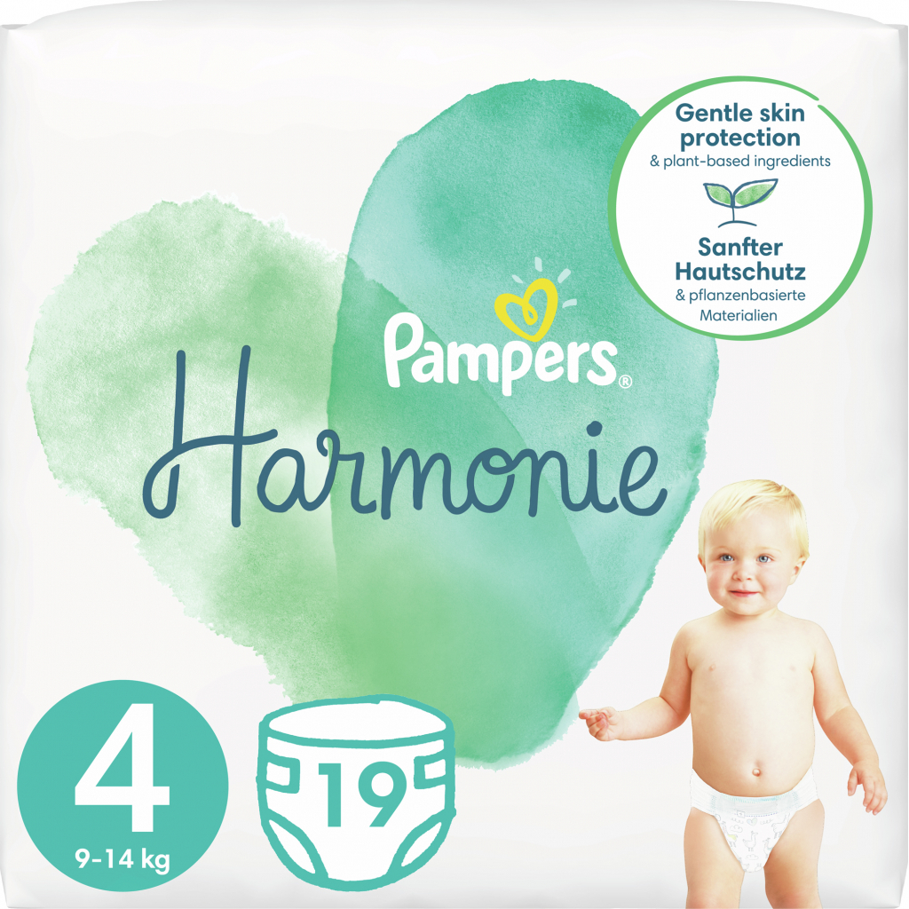 Підгузки Pampers Harmonie Розмір 4 (9-14 кг) 19 шт (8006540156278) - зображення 1