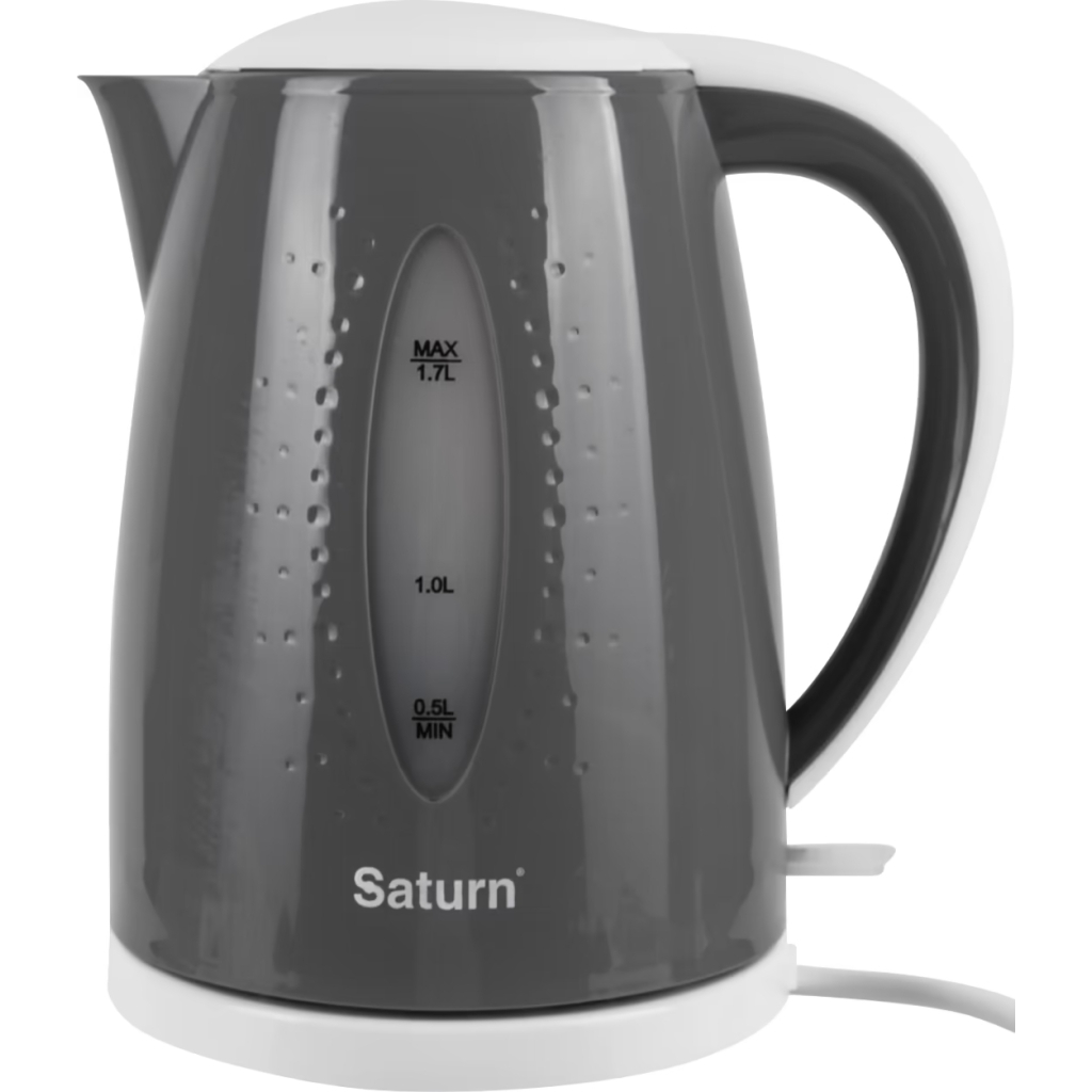 Електрочайник Saturn ST-EK8438U Lt.Grey/White - зображення 1