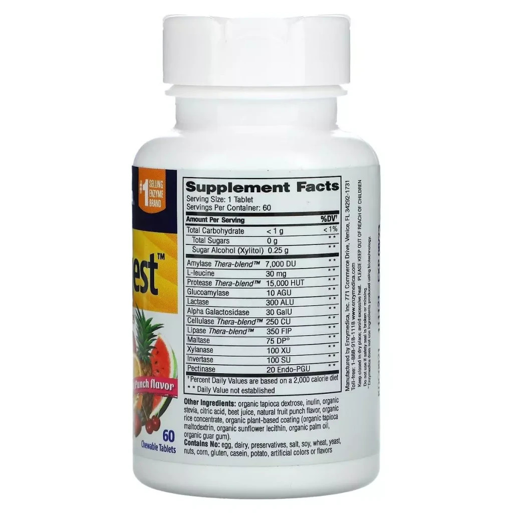 Пробіотики Enzymedica Ферменти травні для дітей, смак фруктів, Kids Dig (ENZ-11010) - зображення 2