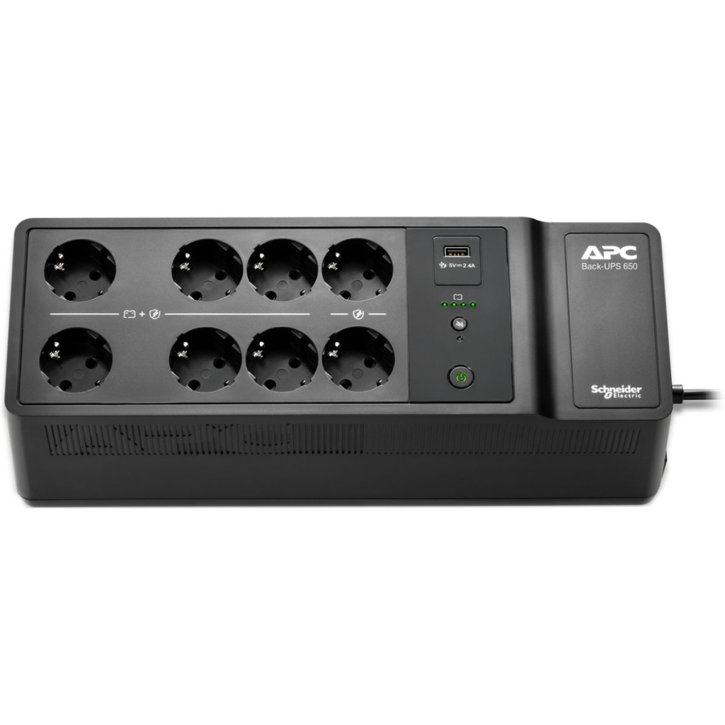 Пристрій безперебійного живлення APC Back-UPS 650VA (BE650G2-GR) - зображення 4