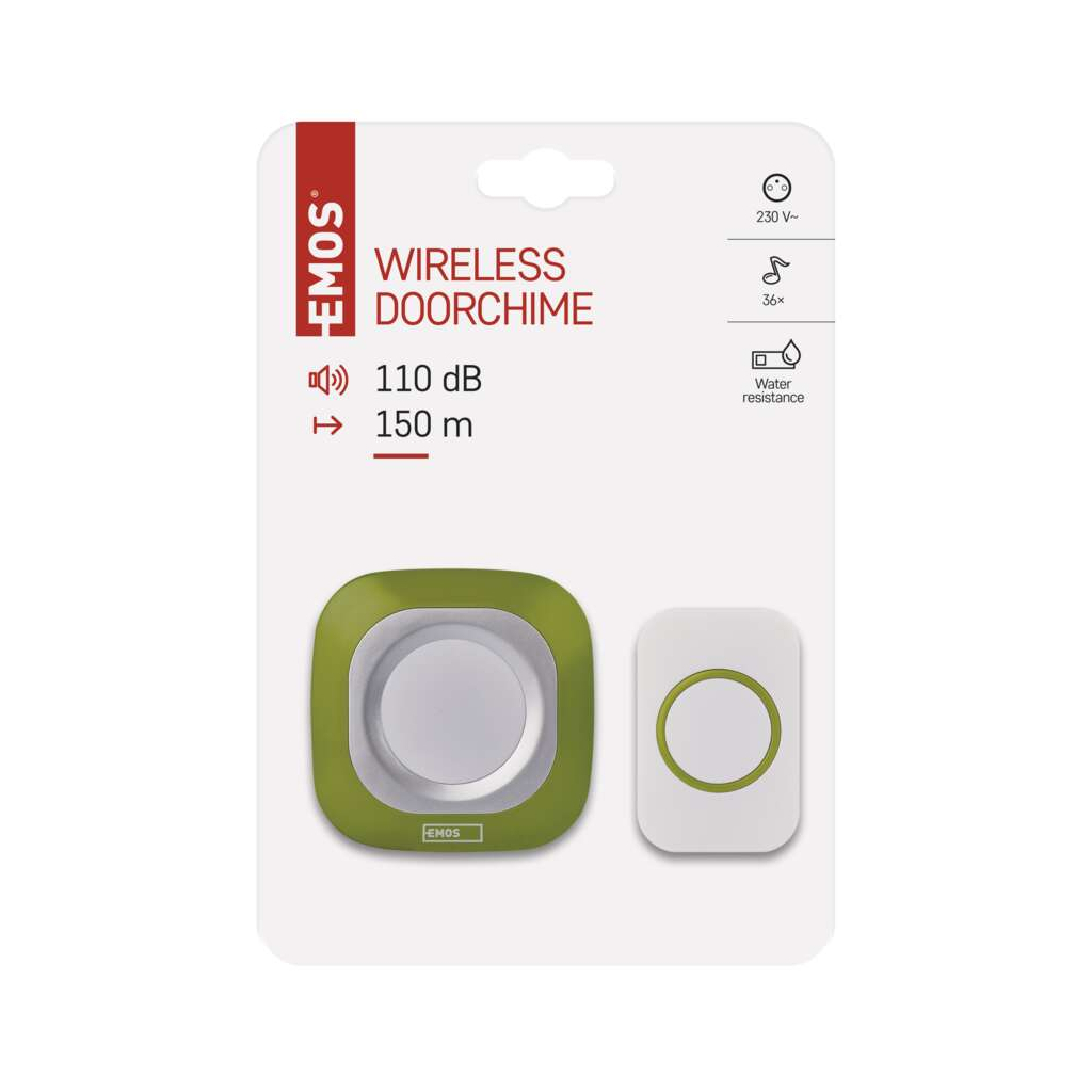 Дверний дзвінок EMOS бездротовий EMOS P5733G (P5733G) - picture 8