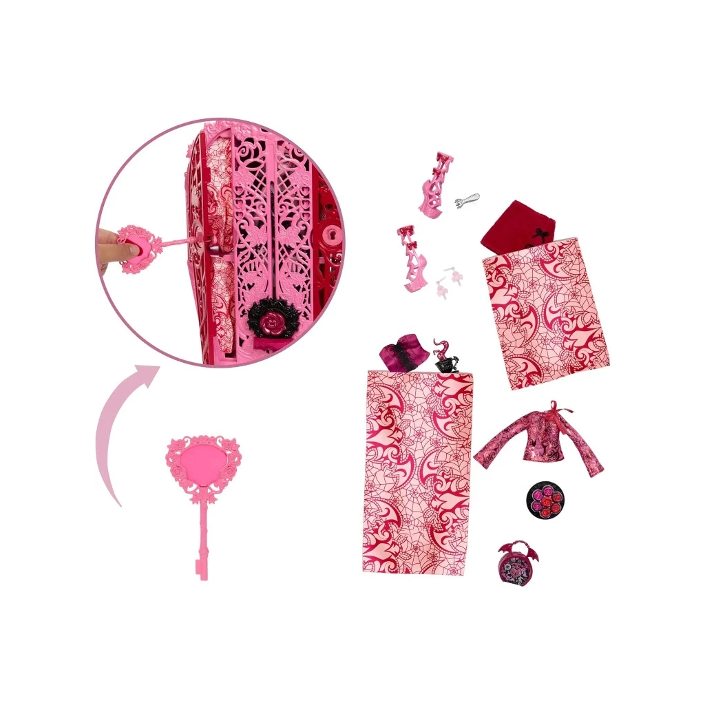 Лялька Monster High Набір-сюрприз Жахо-секрети Дракулори серії Цвіт та темрява (HYT72) - зображення 3