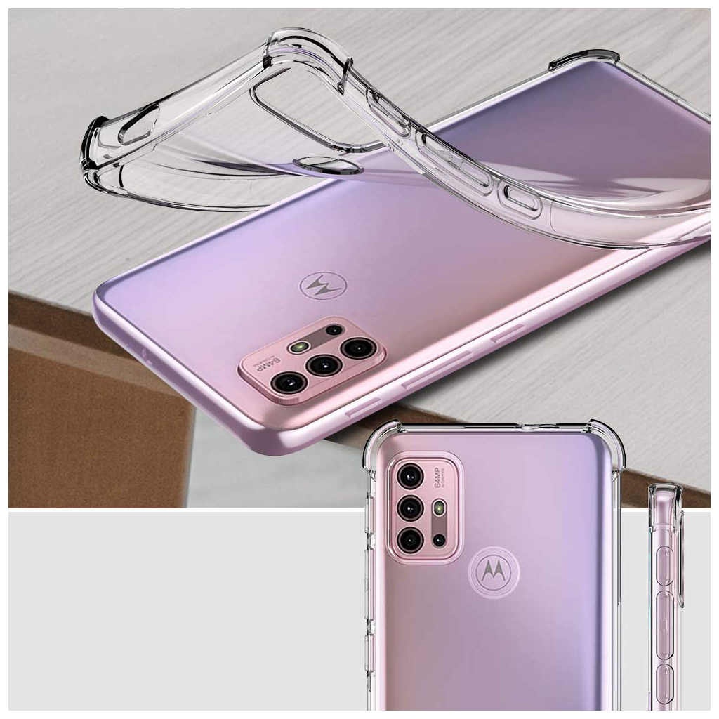 Чохол до мобільного телефона BeCover Anti-Shock Motorola Moto G10 / G30 Clear (706675) - зображення 3