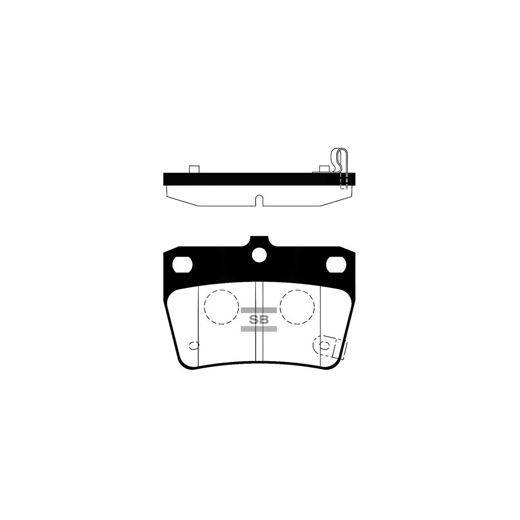 Гальмівні колодки HI-Q SP1457 - зображення 1