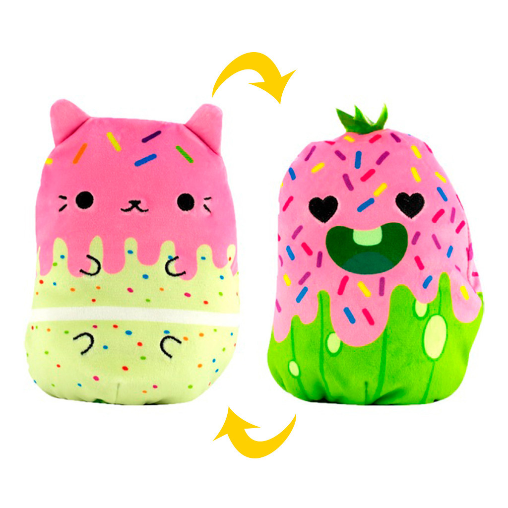 М'яка іграшка Cats vs Pickles 2 в 1 – Котик та огірок Солодощі (CVP2200-6) - зображення 6