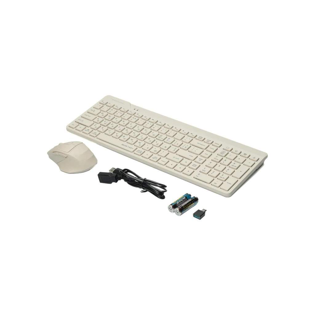 Комплект A4Tech FG2400 Air Wireless Beige (4711421994613) - зображення 4