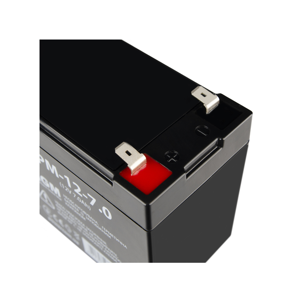 Батарея до ДБЖ Powercom 12В 7Ah (PM-12-7) - зображення 3