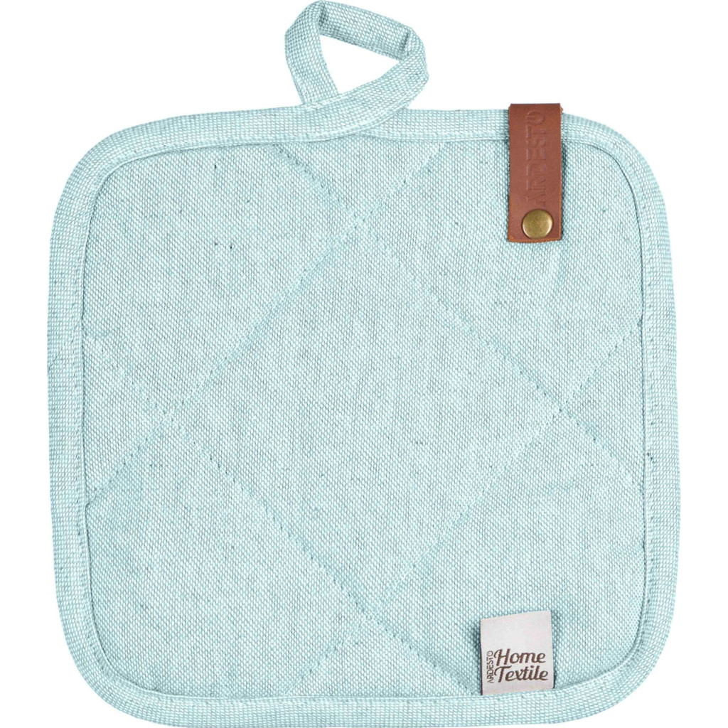 Кухонна прихватка Ardesto Oliver, 20х20 см, 100% бавовна, нап-ч: ватин, бірюза (ART04OT) - изображение 2