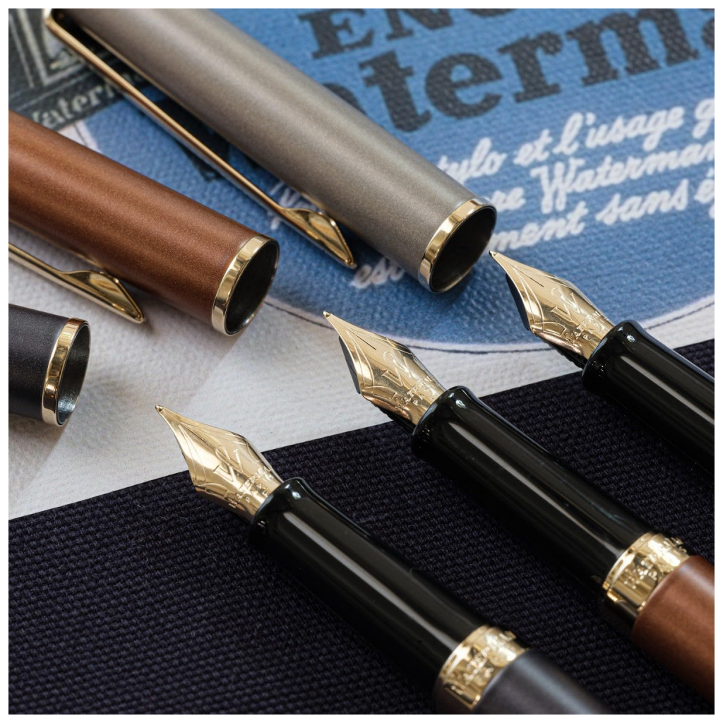 Ручка пір'яна Waterman HEMISPHERE Metallic Copper Red GT  FP F (12 092) - зображення 6