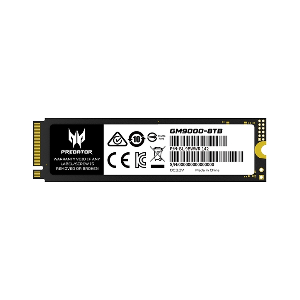 Накопичувач SSD M.2 2280 8TB GM9000 Acer Predator (BL.9BWWR.142) - зображення 4
