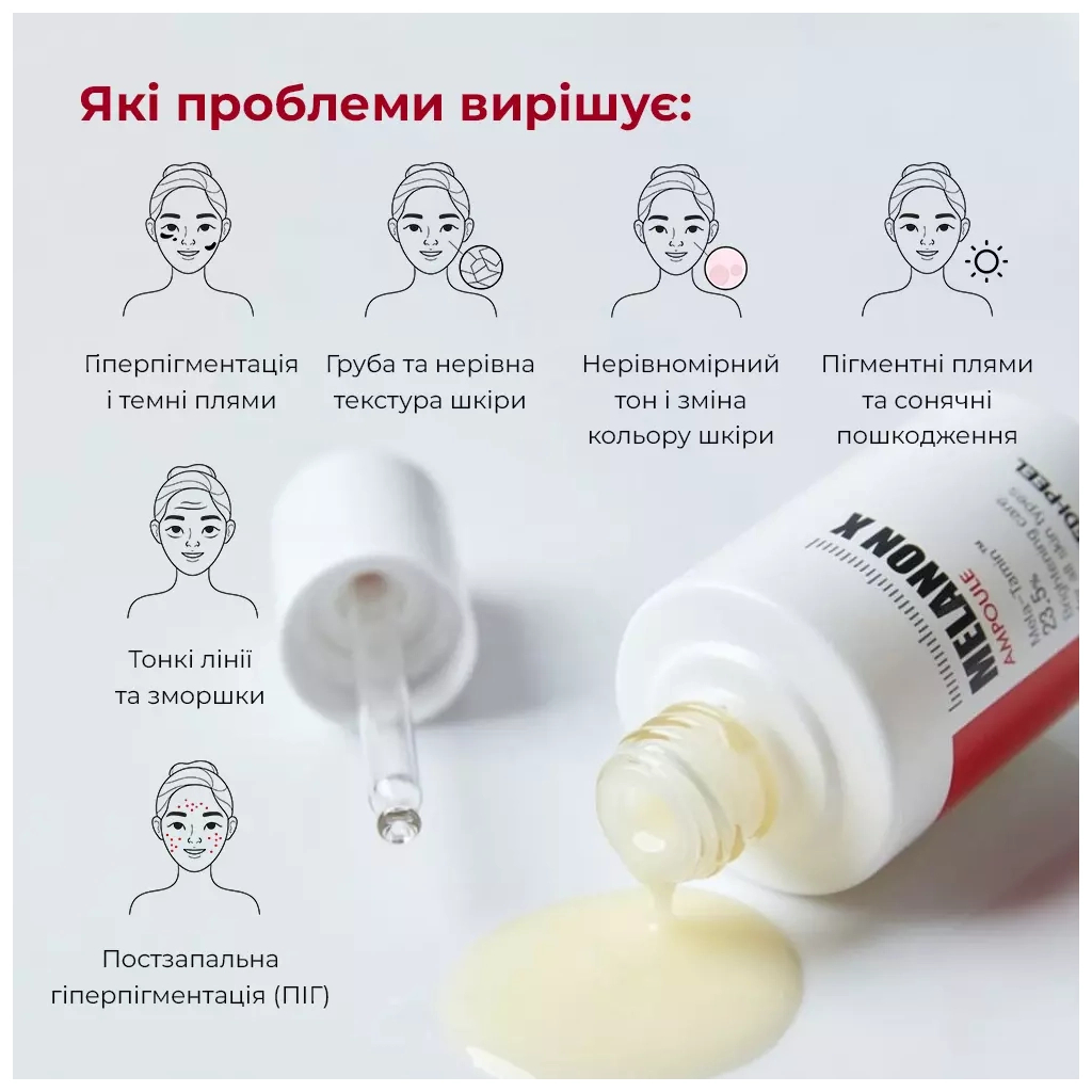 Сироватка для обличчя Medi-Peel Melanon X Ampoule Ампульна проти пігментації 50 мл (8809409340883) - изображение 5