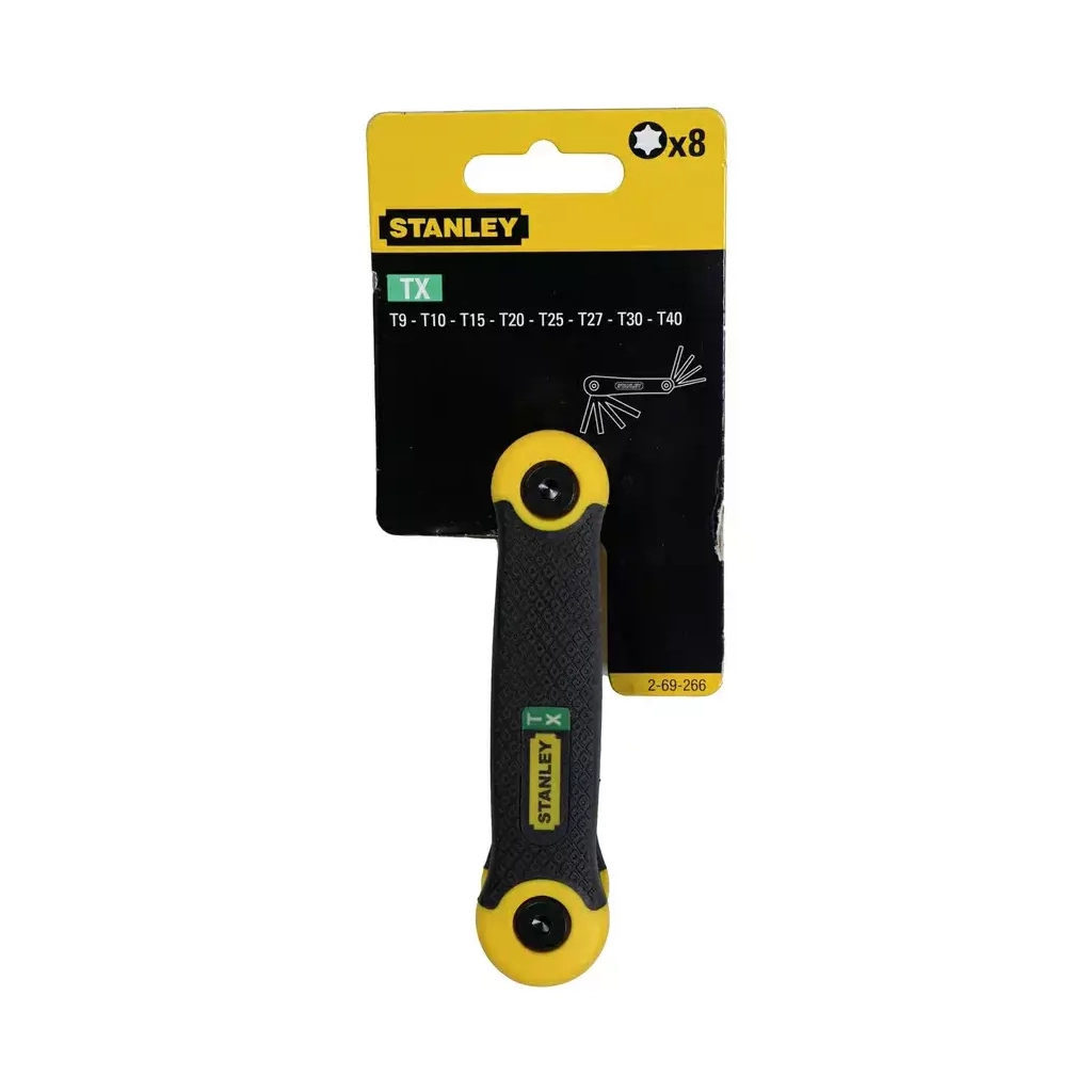 Ключ Stanley TORX, складаний, 8 шт: 9-10-15-20-2 (2-69-266) - зображення 2
