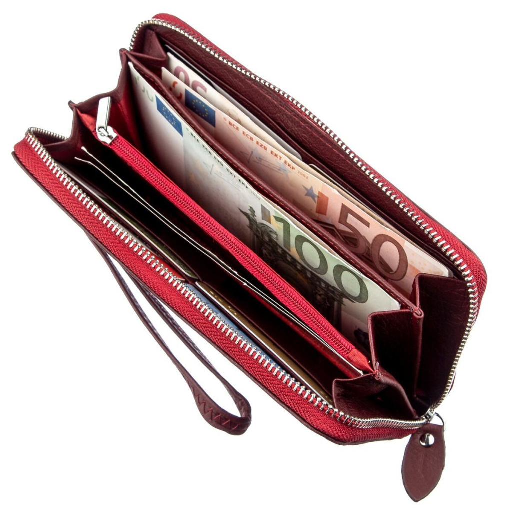 Гаманець ST Leather Темно-червоний (18935) - зображення 3