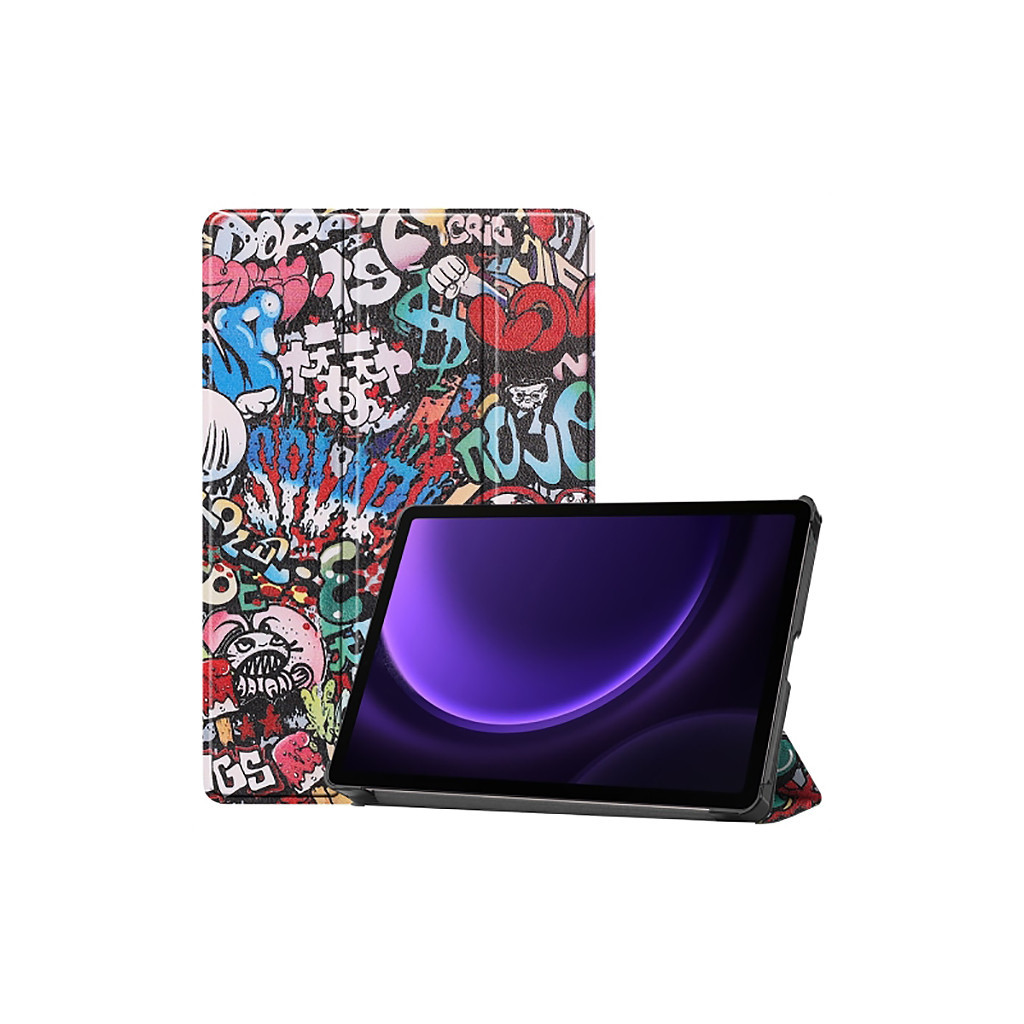 Чохол до планшета BeCover Smart Case Samsung Tab S9 (SM-X710/SM-X716)/S9 FE (SM-X510/SM-X516B) 11.0" Graffiti (710417) - зображення 2