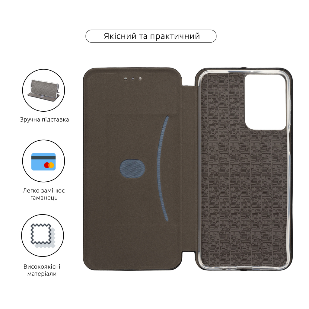 Чохол до мобільного телефона Armorstandart G-Case Motorola G55 5G Black (ARM81222) - зображення 3