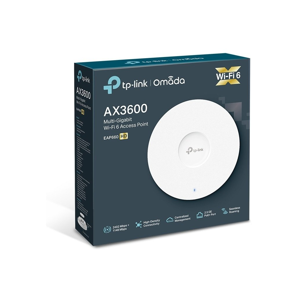 Точка доступу Wi-Fi TP-Link EAP660-HD - зображення 6