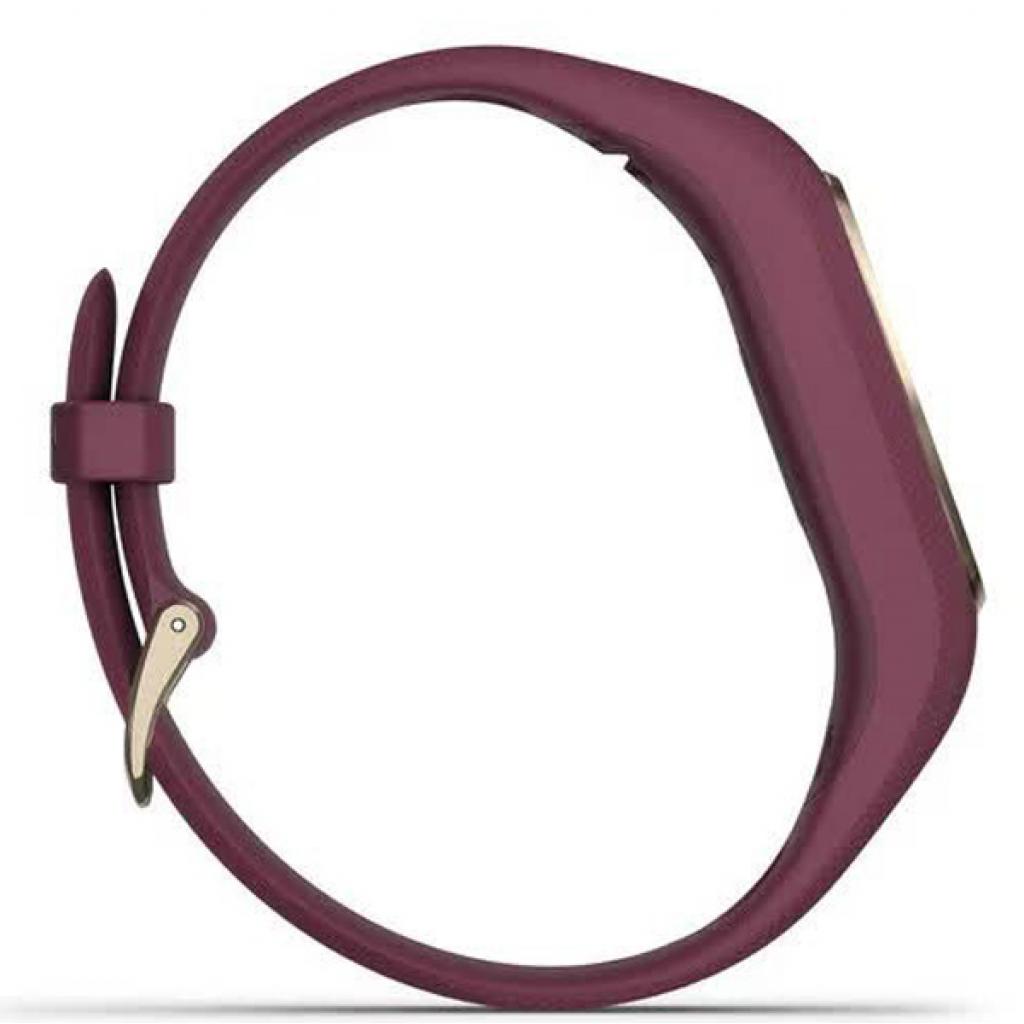 Фітнес браслет Garmin vivosmart 4, Merlot/Rose Gold, S/M (010-01995-21) - изображение 4