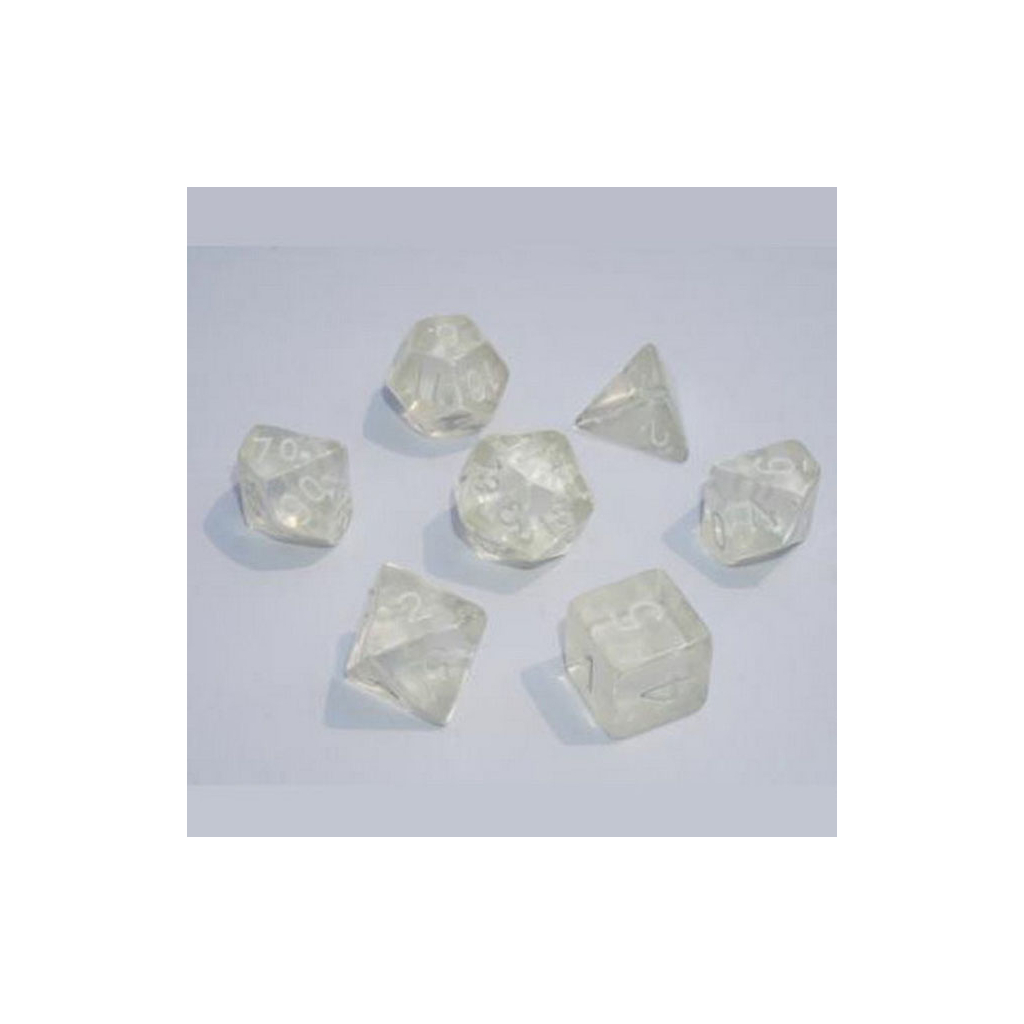Набір кубиків для настільних ігор Games 7 Days Transparent 7 Dice Set - Colorless (g7dtran11) - зображення 1