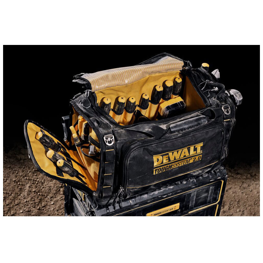 Сумка для інструмента DeWALT TOUGHSYSTEM 2.0, 22 дюйми, 540x350x310 мм. (DWST83522-1) - зображення 10