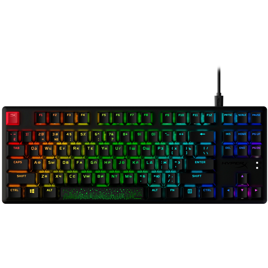 Клавіатура HyperX Alloy Origins Core PBT HX Aqua (639N9AA) - зображення 6