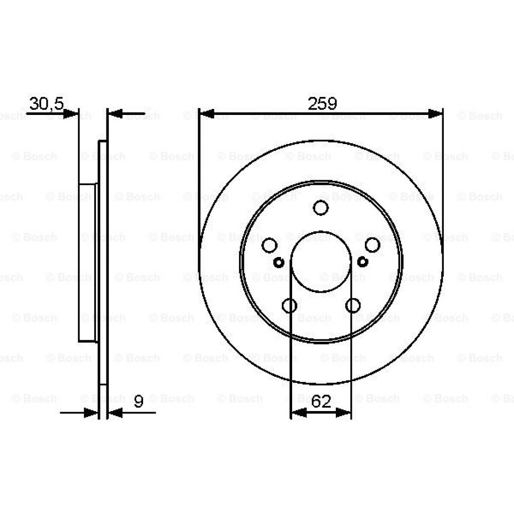 Гальмівний диск Bosch 0 986 479 418 - зображення 5